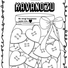 Sevgi Kavanozu: Kalpli Düğmelerle Dolu Kreatif Boyama Aktiviteleri