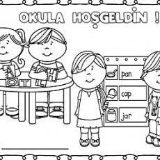 Okula Hoş Geldin: Çizim ve Eğlenceli Öğrenme Materyali