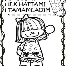 Okulda İlk Haftamı Tamamladım - Eğitici Materyal