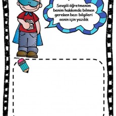 Öğrenci Bilgisi Formu: Sevgiyle Hazırlanan İlginç Bilgiler