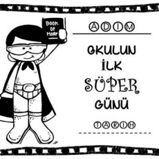 Okulun İlk Süper Günü: Öğrenci Bilgileri İçin Etiket Tasarımı