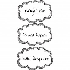 Sanat Malzemeleri: Kağıtlar, Parmak Boyalar ve Sulu Boyalar