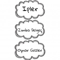 Eğitsel Materyal: İplar, Zımba Delgeç ve Oynar Gözler