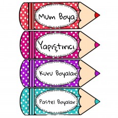 Sanat Malzemeleri: Mum Boya, Yapıştırıcı, Kuru Boyalar, Pastel Boyalar