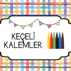 Keçeli Kalemler: Renkli Sanat Araçları ve Eğitim Materyali