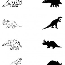 Dinozorlar Çizim Kartları - Eğitim Materyali