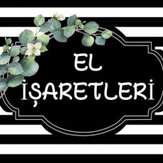El İşaretleri Konulu Eğitsel Materyal Başlığı