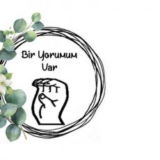 Bir Vizyonum Var: El Sembolü ve Yaprakların Süslediği Grafik İllüstrasyon