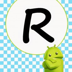Eğitsel Materyal: R Harfi ve Android Robotu