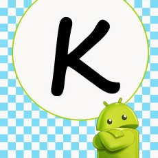 K Harfi ve Android Karakteri ile Eğitim Materyali
