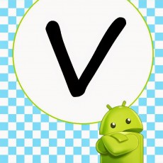 Android V Logo Educational Material