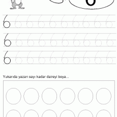 6_Sayı Eğitimi ve Tanıma Etkinliği