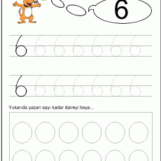 Sayilar Calisma Sayfasi 6 - Sayılar ve Daireler