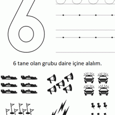 6 Tane Nesne Eğitimi: Altı Tane Sayısı ve Temsili