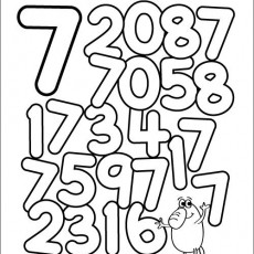 NUMBERS AND NUMBER RECOGNITION ACTIVITY: FINDING SEVEN (7) IN A NUMBER SCRAMBLE