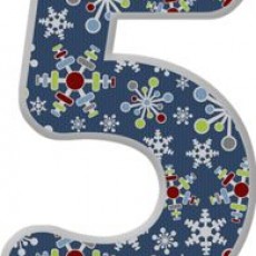 5 - BEŞ: Snowflakes and Colorful Patterns Design