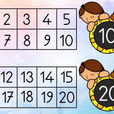 Eğitim Materyali: Sayılar ve Sayma Aktiviteleri (1-20)