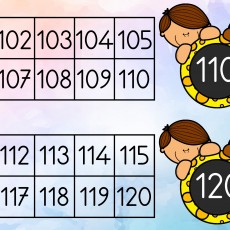Eğitimsel Materyal: Sayılarla Tanışma ve Sıralama (110, 120, 101-120)
