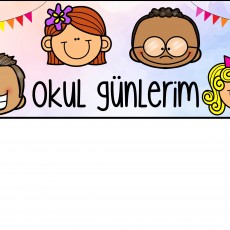 Okul Günlerim: Öğrenci Karakterleri ile Etkileşimli Eğitim Materyali