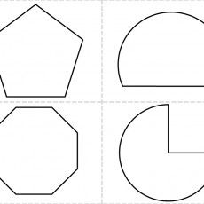 Geometric Shapes: Circle, Half-Circle, Pentagon, Octagon