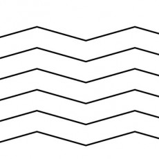 Zigzag Kesim İpuçları - 6 adet ZİGZAG çizgisi ve MAKAS sembolü