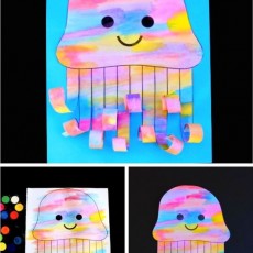 Renkli Denizanası Sanatı: Eğitici El İşi Projesi (Jellyfish Art Project)