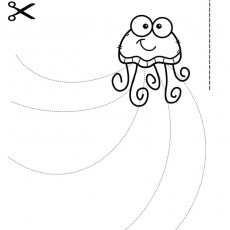 Makas Çalışması - Eğlenceli Jellyfish Kesim Aktivitesi
