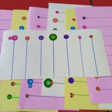 Renk ve Şekil Eşleştirme Çalışması: 10 (ON) Renkli Düğmeler, Sevimli Figürler ile Eğitim Materyali