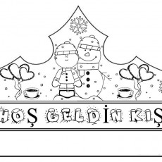 Kış Temalı Eğitsel Etiket Çalışması