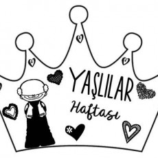 Yaşlılar Haftası Temalı Taç