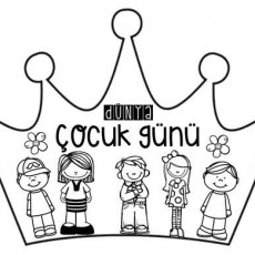 Dünya Çocuk Günü Taç Tasarımı