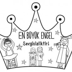 EN BÜYÜK ENGEL Sevgisizliktir - Çocuklar için Eğitici Taç
