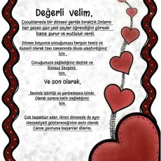 Eğitimde Aile Desteği ve Teşekkür Mesajı
