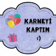KARNEYİ KAPTIM (Karne, Parti Teması, Kutlama)