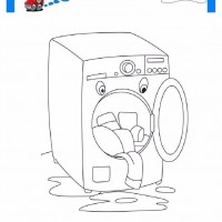 çocuklar-için-Çamaşır-Makinesi-eşyalar-boyama-sayfası-13