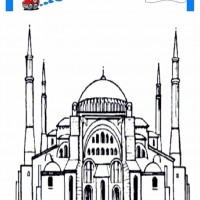 çocuklar-için-Cami-yapılar-binalar-boyama-sayfası-12