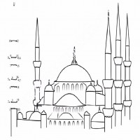 çocuklar-için-Cami-yapılar-binalar-boyama-sayfası-14