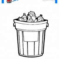 çocuklar-için-Çöp-Kutusu-eşyalar-boyama-sayfası-1