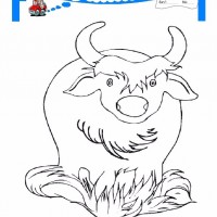 çocuklar-için-hayvan-Bizon-boyama-sayfası-12
