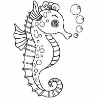 çocuklar-için-hayvan-hayvan-Deniz-Atı-boyama-sayfası-12