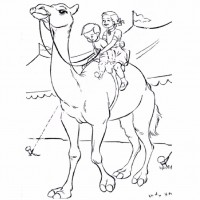 çocuklar-için-hayvan-hayvan-Deve-boyama-sayfası-41