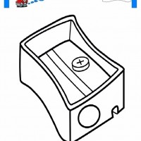 çocuklar-için-Kalemtraş-eşyalar-boyama-sayfası-1