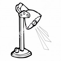 çocuklar-için-Masa-Lambası-eşyalar-boyama-sayfası-2