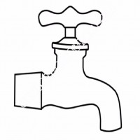 çocuklar-için-Musluk-eşyalar-boyama-sayfası-1