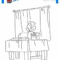 çocuklar-için-Perde-eşyalar-boyama-sayfası-5