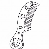 çocuklar-için-Tarak-eşyalar-boyama-sayfası-1