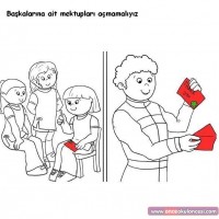  okul öncesınde boyama ve kağit işleri  ,sınıf süsleri,sınıf kuralları (205)