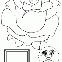 Gül-Resmi-Boyama-sayfası