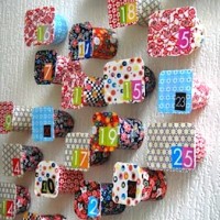 artık materyaller,yılbaşı,boyama çalişması,kağit işleri (445)