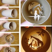 artık materyaller,yılbaşı,boyama çalişması,kağit işleri (691)